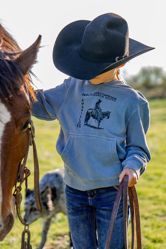 Youth WCRR Poster Hoodie - Slate Blue